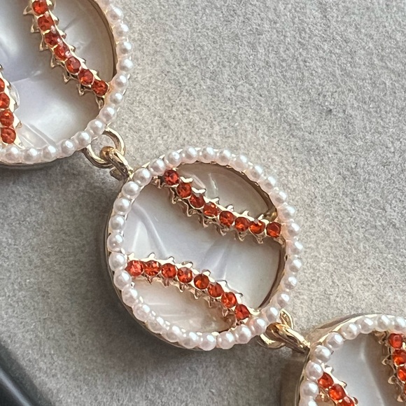 NEW BaubleBar Home Run Honey dangle Earrings - Picture 5 of 6